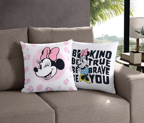 Capa Almofada Minnie Be You 45x45cm 1013.1757 Bella Janela