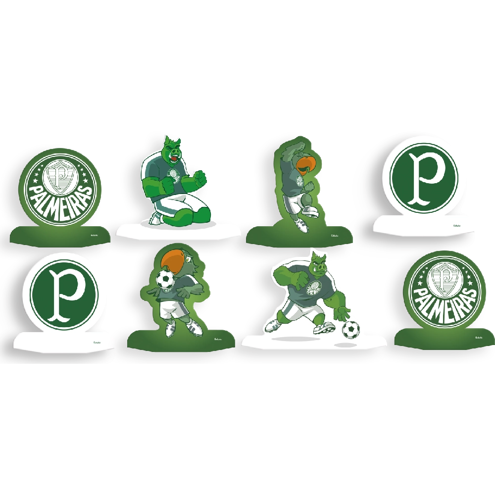 Decoracao De Mesa Palmeiras C/08 Festcolor