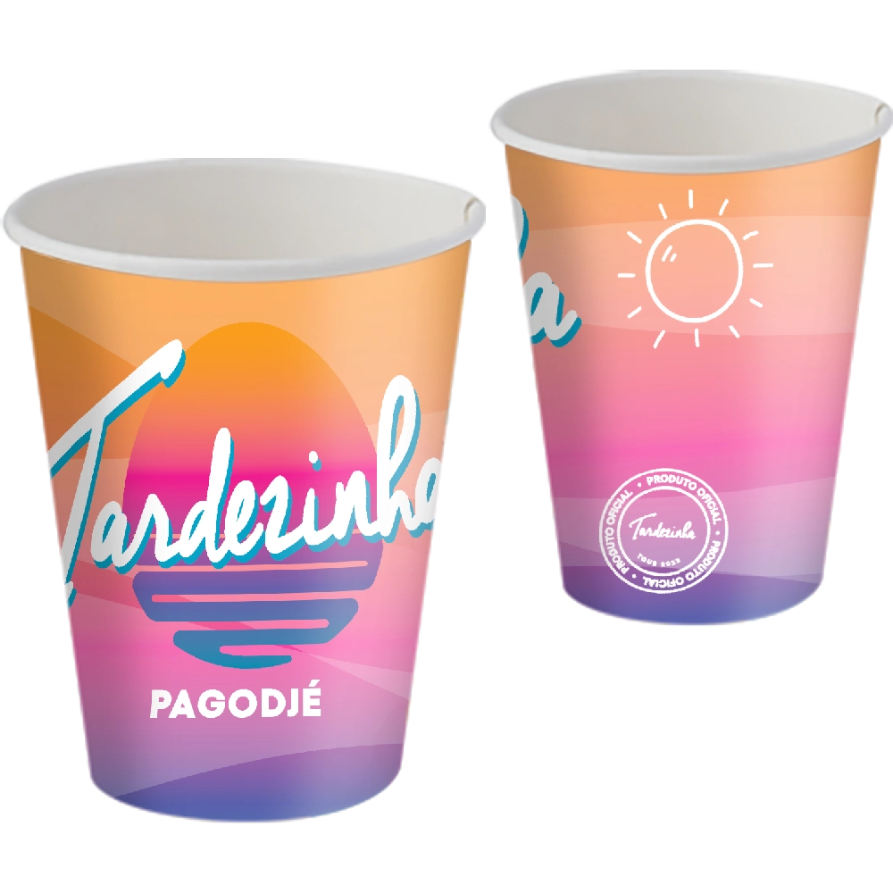 Copo Papel 200ml Tardezinha Verao 8un 112115 Festcolor
