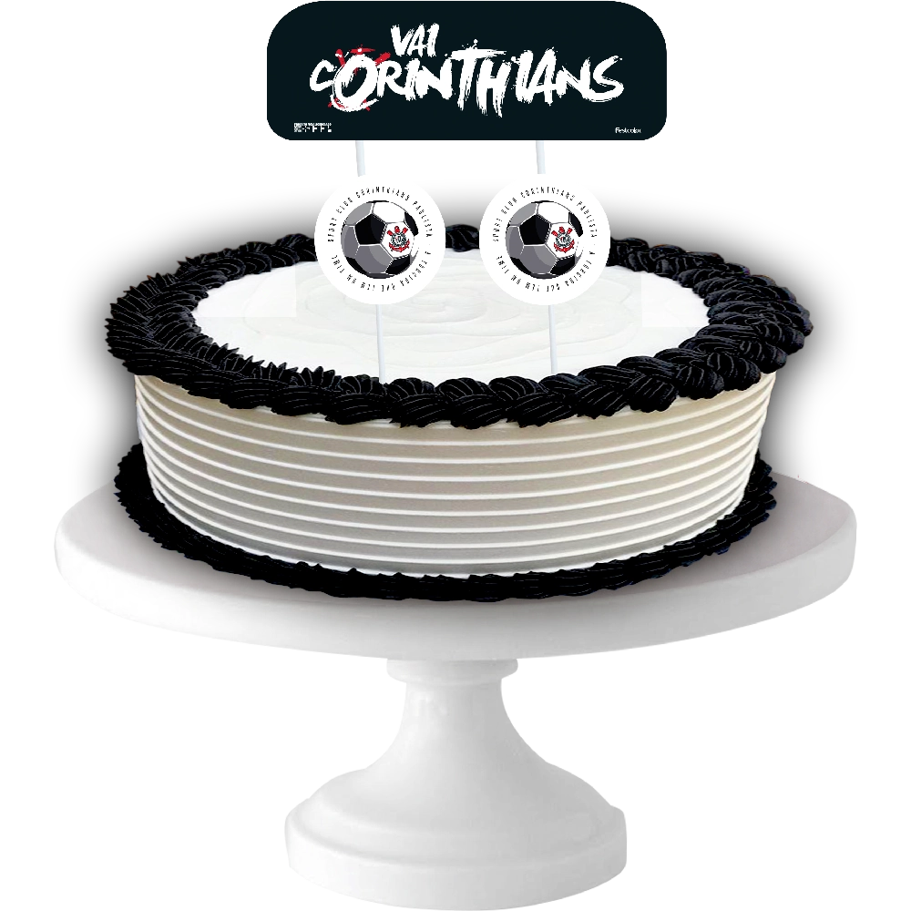 Topper Bolo Corinthians C/3un Festcolor