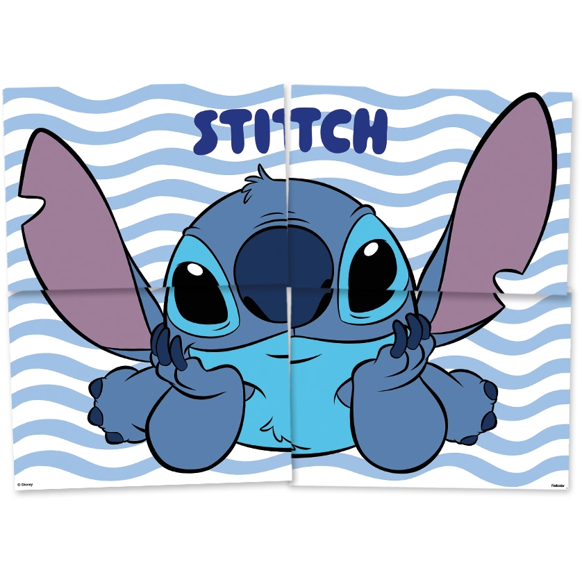 Painel 4 Partes Stitch New 112844 Festcolor