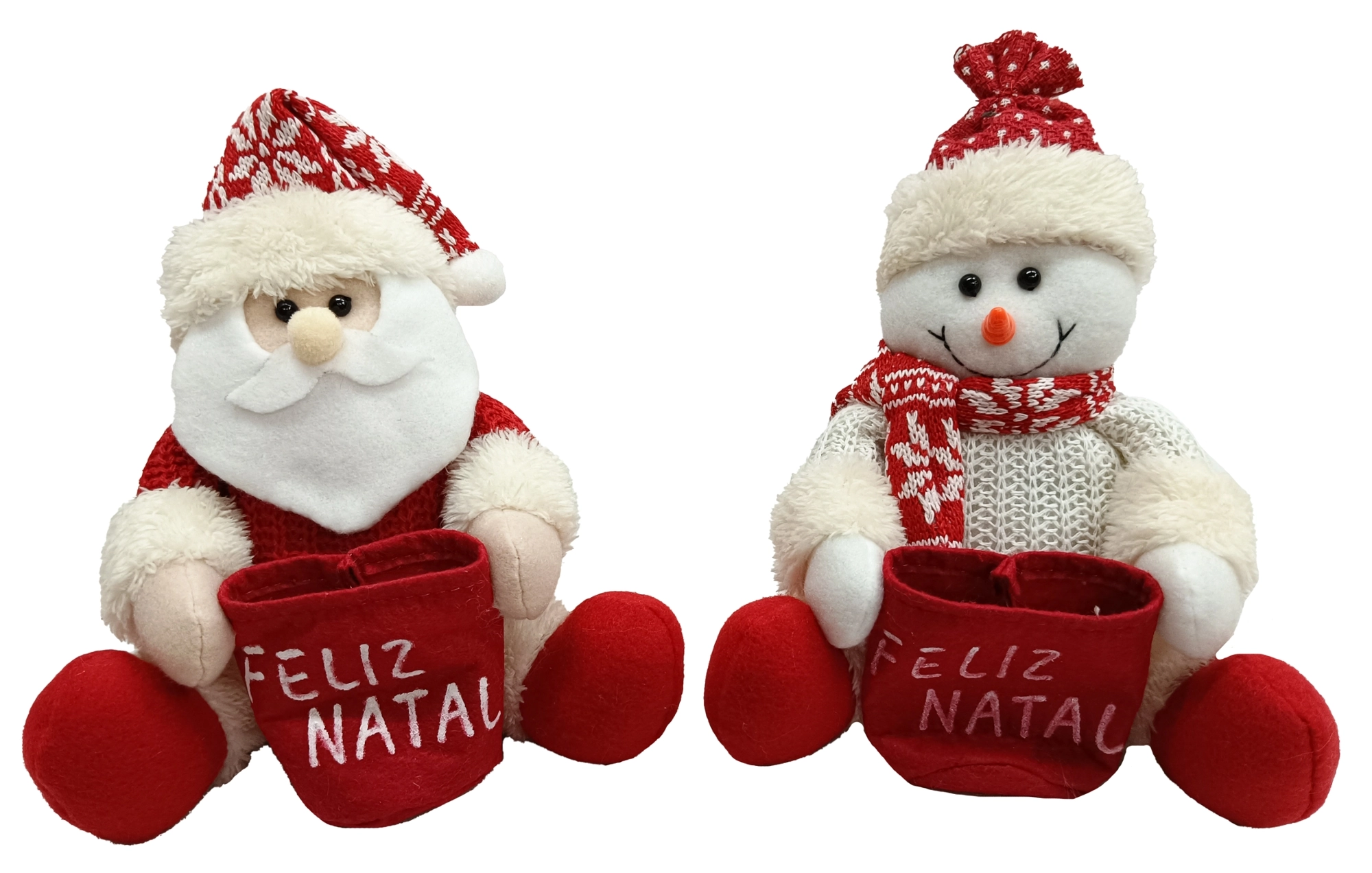 Enfeite Natal Boneco Saco Vermelho 17x22cm Xts3950 Rio Master