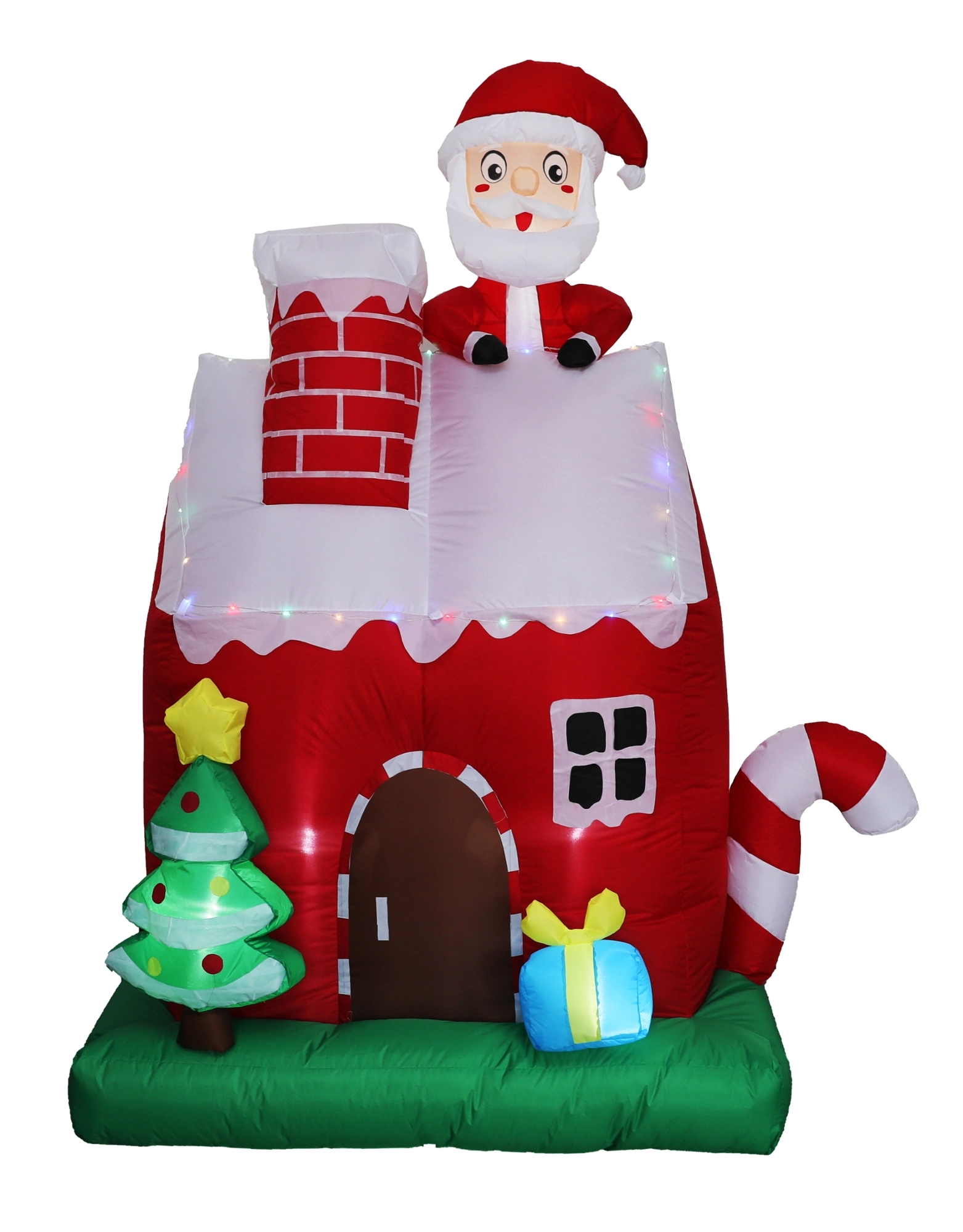 Casa Papai Noel Inflavel 2,10m Xf4514 Rio Master