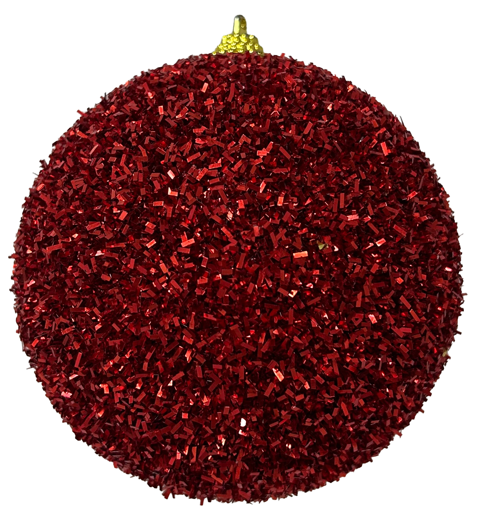 Bola Natal Glitter Vermelho 20cm Wf1947 Rio Master