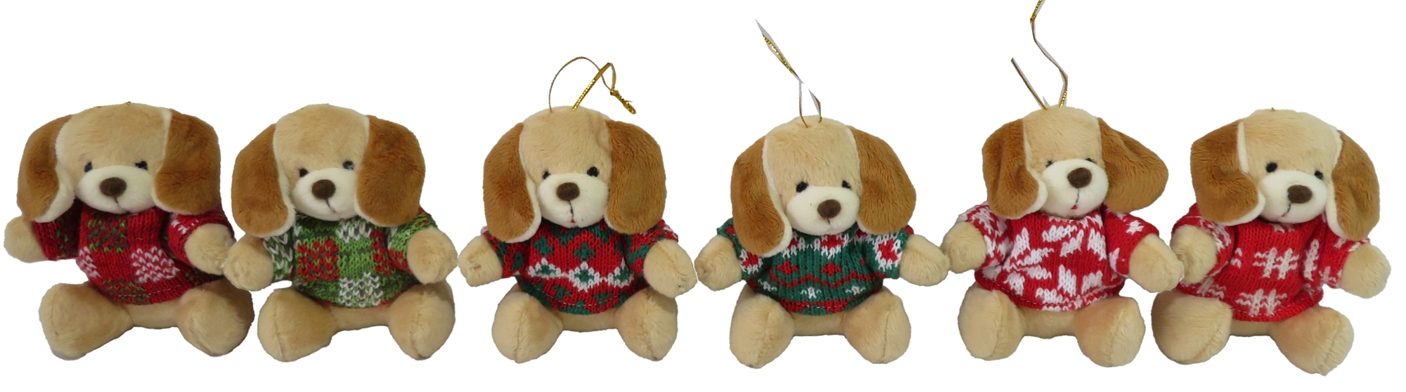 Enfeite Natal Pendurar Cachorro 11cm Sy5110 Rio Master