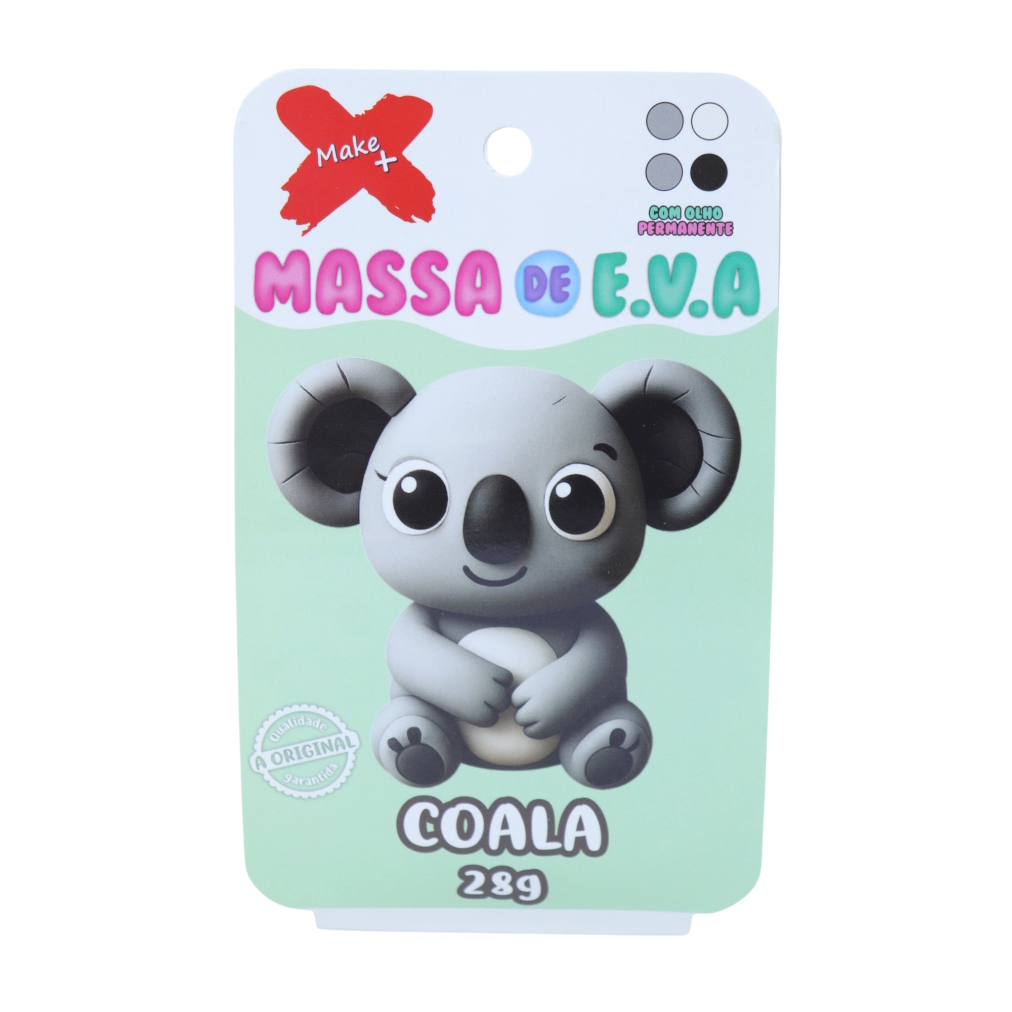 Massa Eva Pote 4 Cores 28g Coala 13032 Make