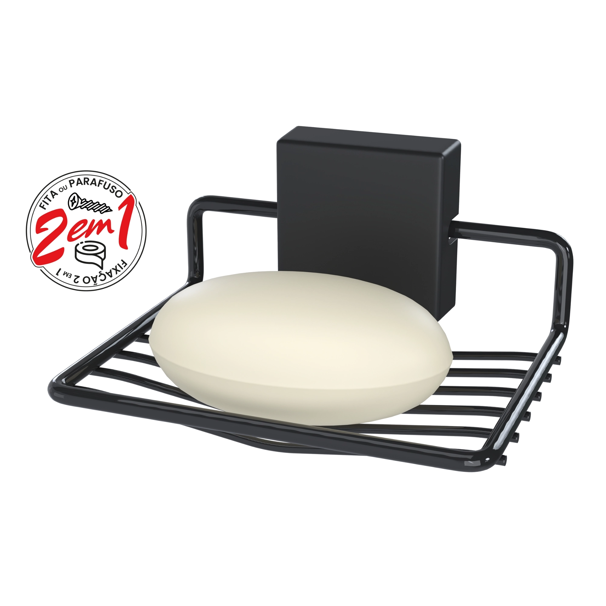 Saboneteira Exclusive Fort Fix Preto Or0261 Dicarlo
