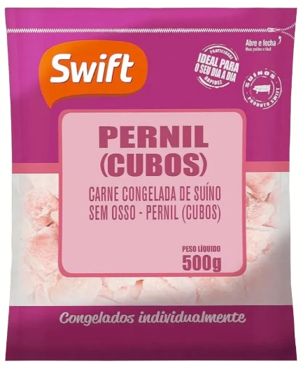 Pernil Suino Swift Cubos Mais 500g