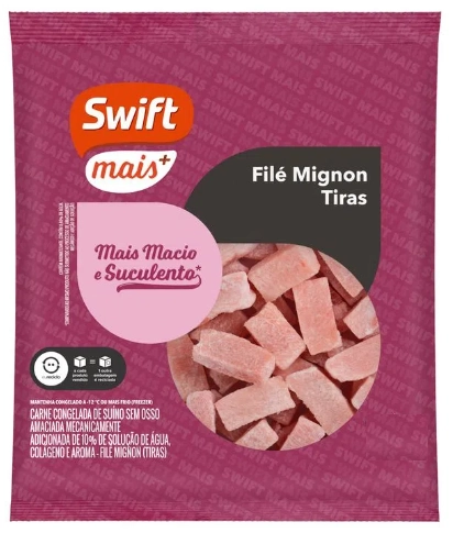Tiras De File Mignon Suino Swift Mais 500g