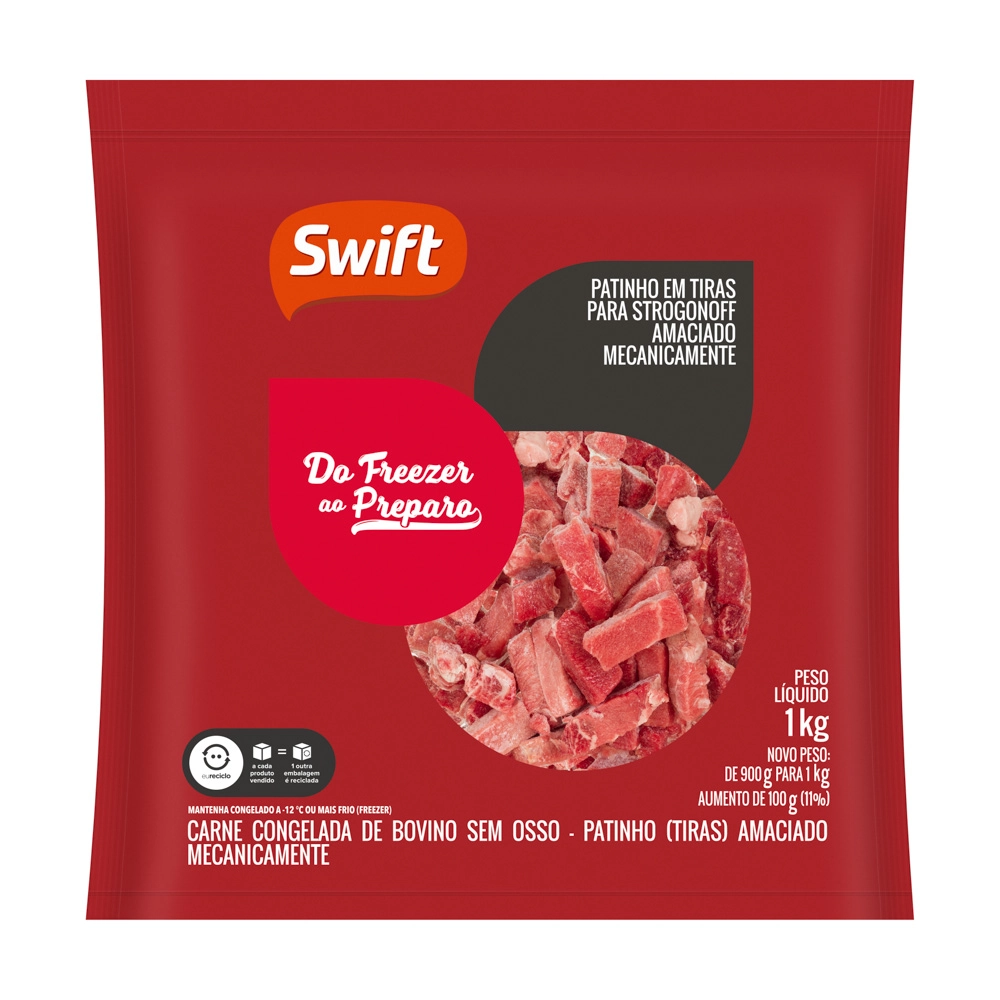 Tiras De Patinho Bov Swift 1kg