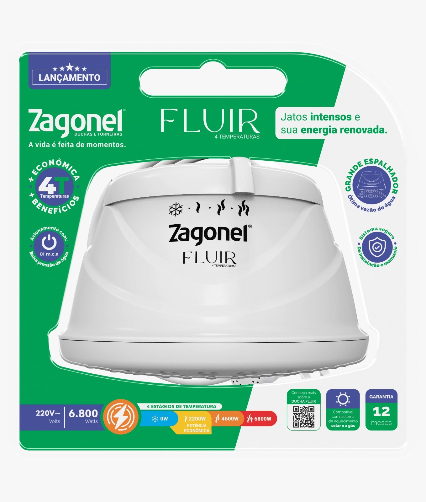 Ducha Zagonel Fluir