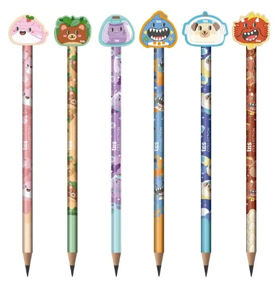 Lapis Grafite Borracha Tris Animaluc 903235 Summit