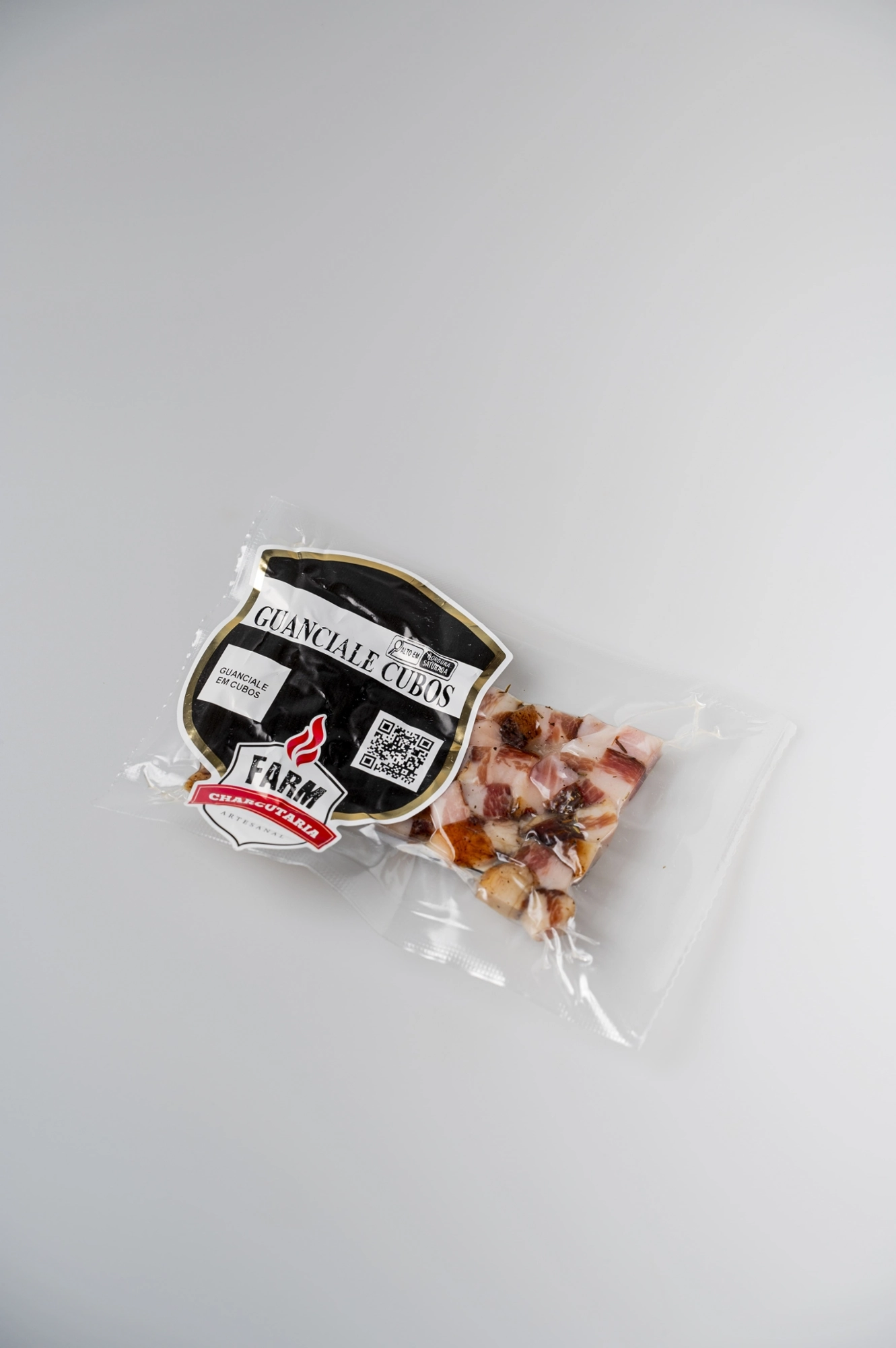 Guanciale S/ Pele Cubos 100grs