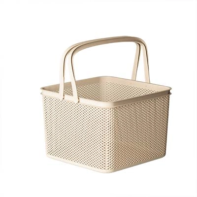 Cesto Linea Alca Quadrado Creme 27x27x20cm 2039 Paramount