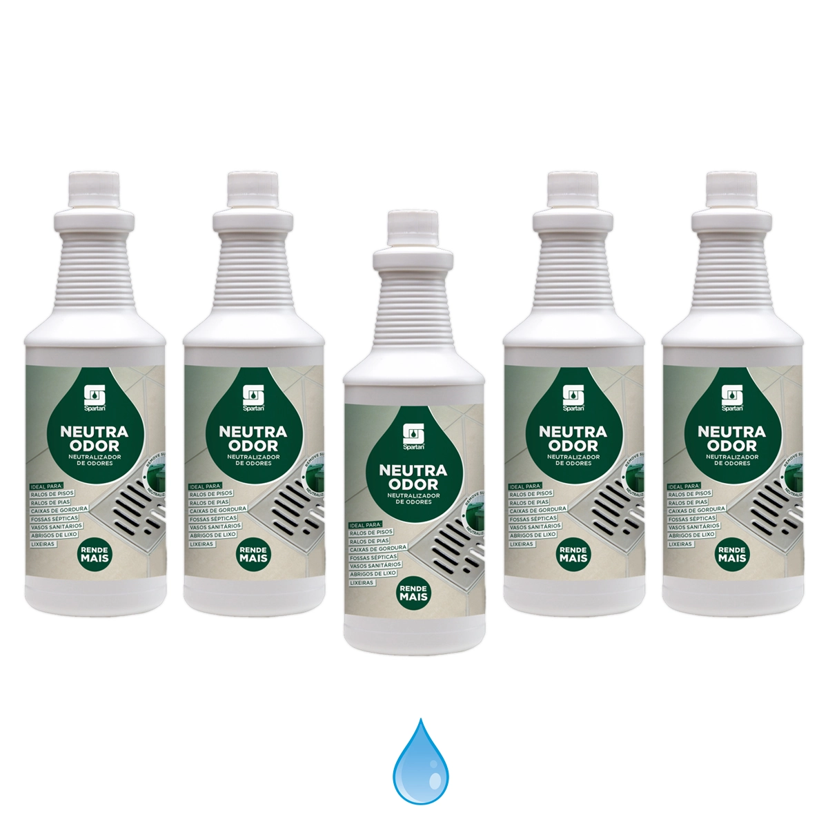Neutralizador De Odores Inodoro Neutra Odor Spartan Kit 5