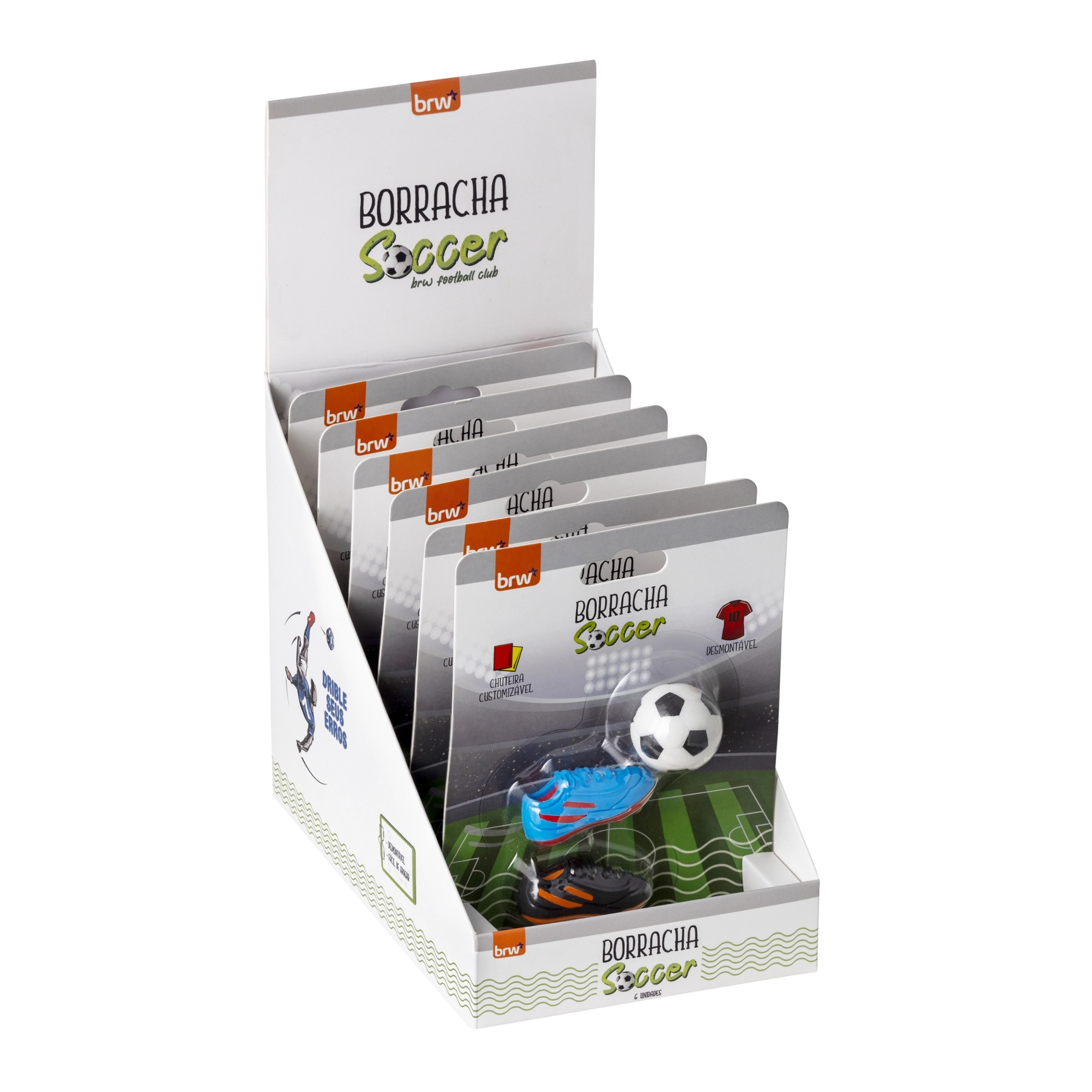 Borracha Soccer C/3un Brw