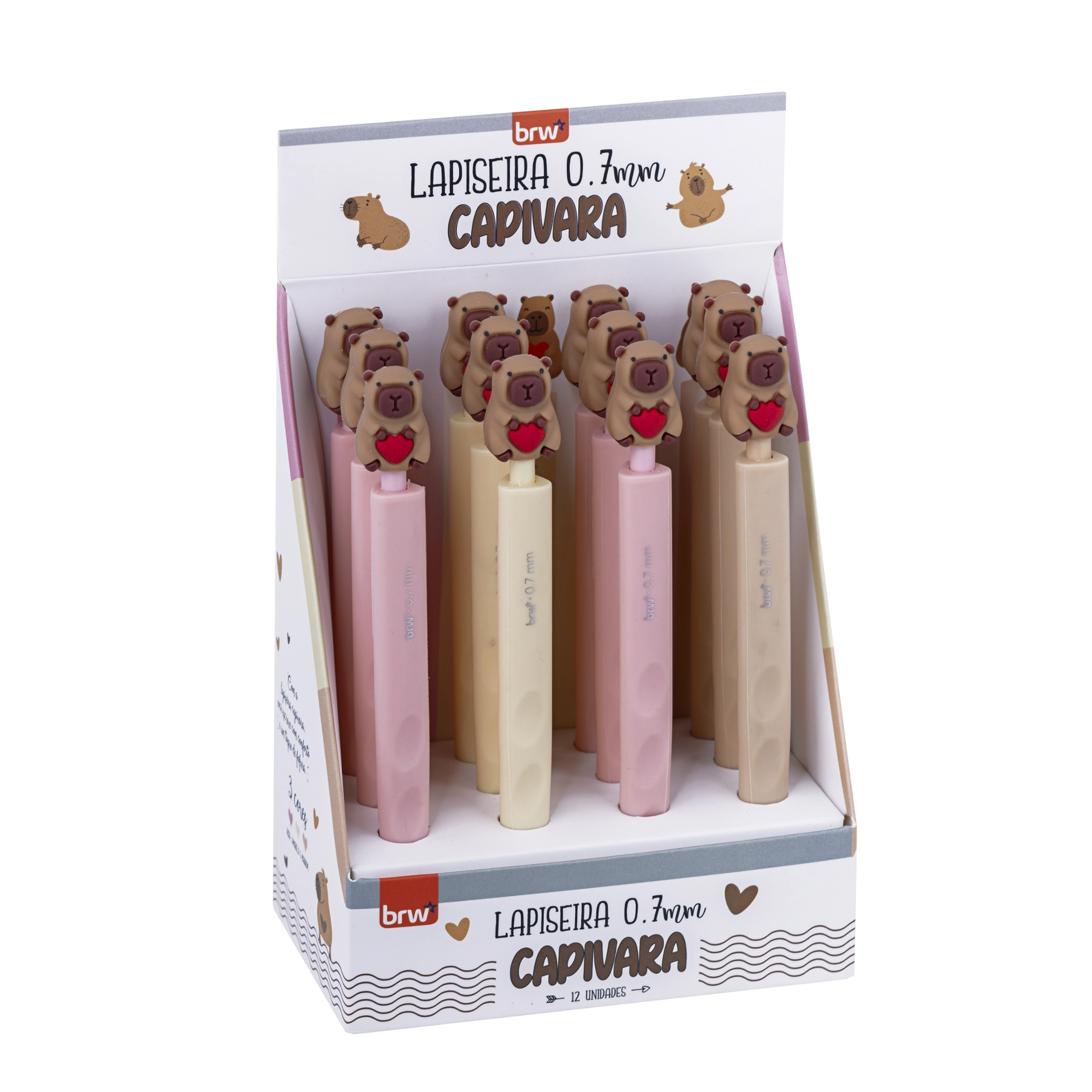 Lapiseira Plastica Capivara Sortida 0.7mm Brw