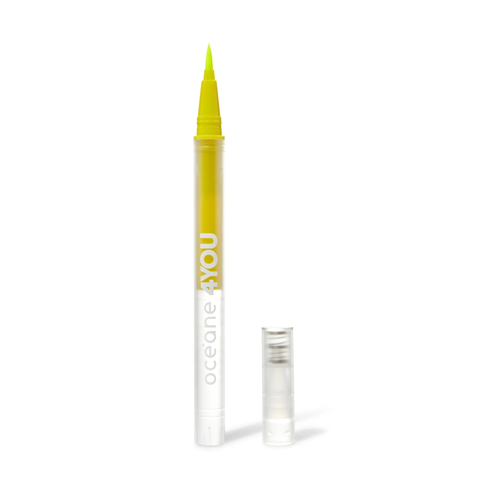 Caneta Delineadora Oceane 4you Neon Amarelo 1,2ml