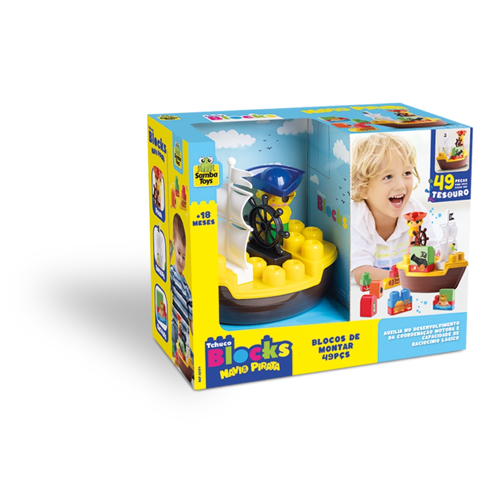 Tchuco Blocks Pirata Samba Toys