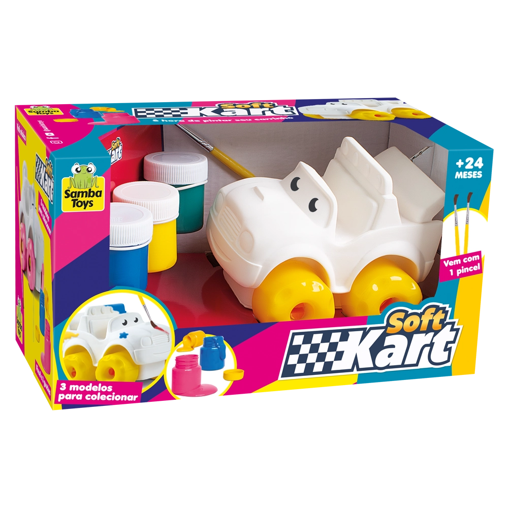 Soft Kart Pintura Samba Toys Carro