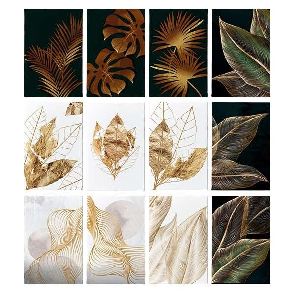 Quadro Canvas Folhagem 40x60cm 308382 Euroquadros