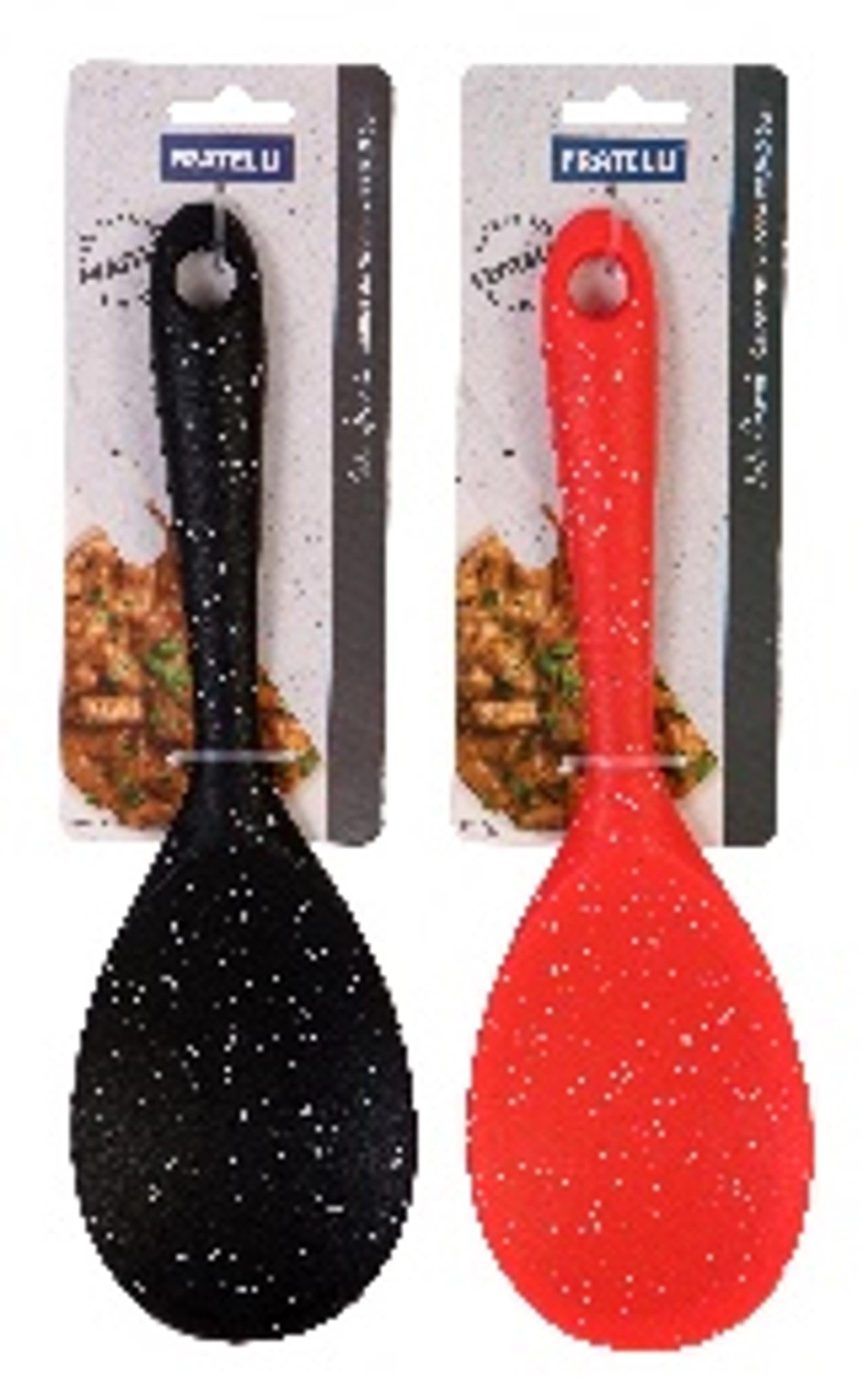 Colher Silicone Granite Vm Pt 22.5x6.5cm A11054 Euroquadros
