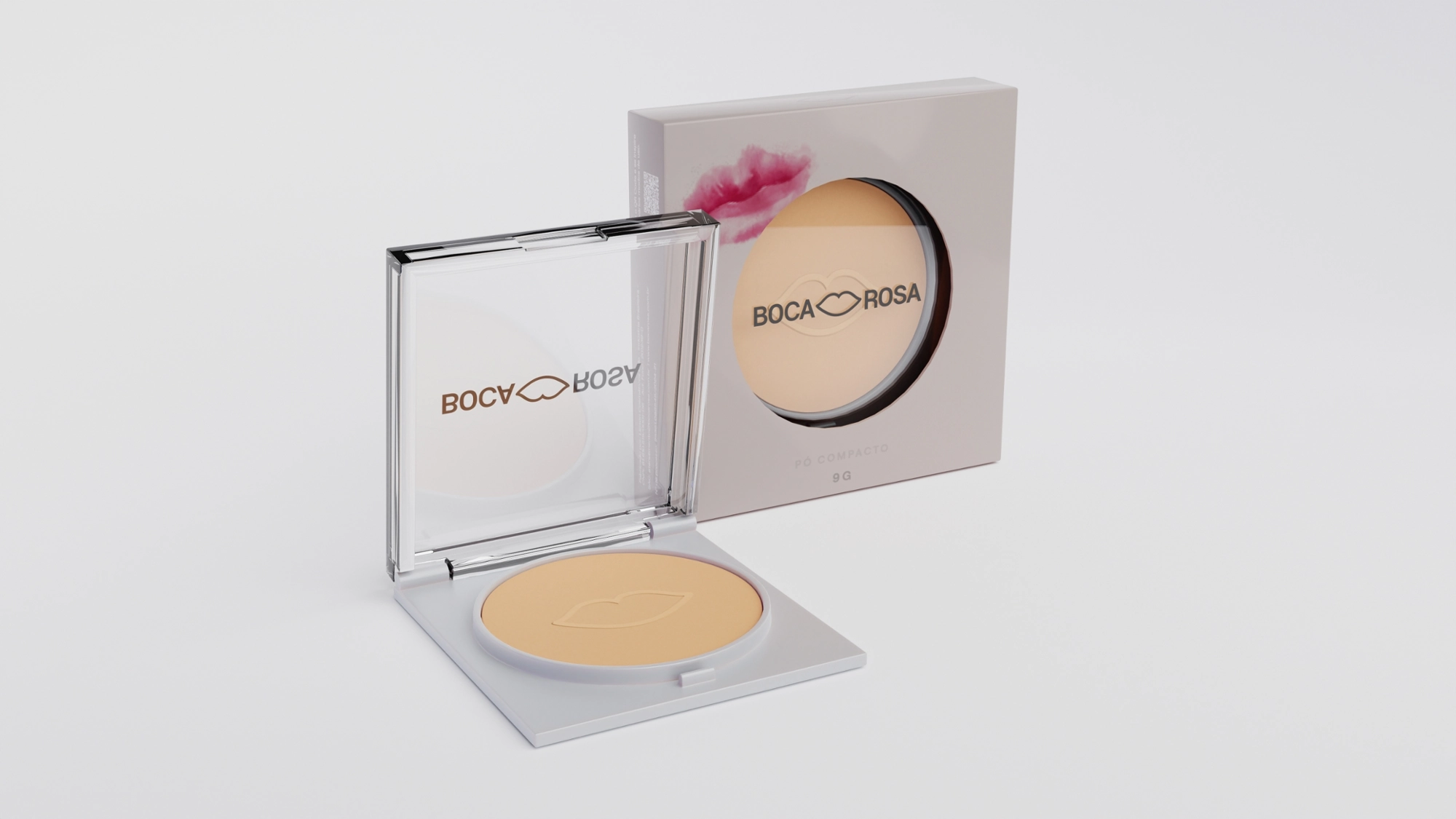 Po Compacto Boca Rosa Br03 9g