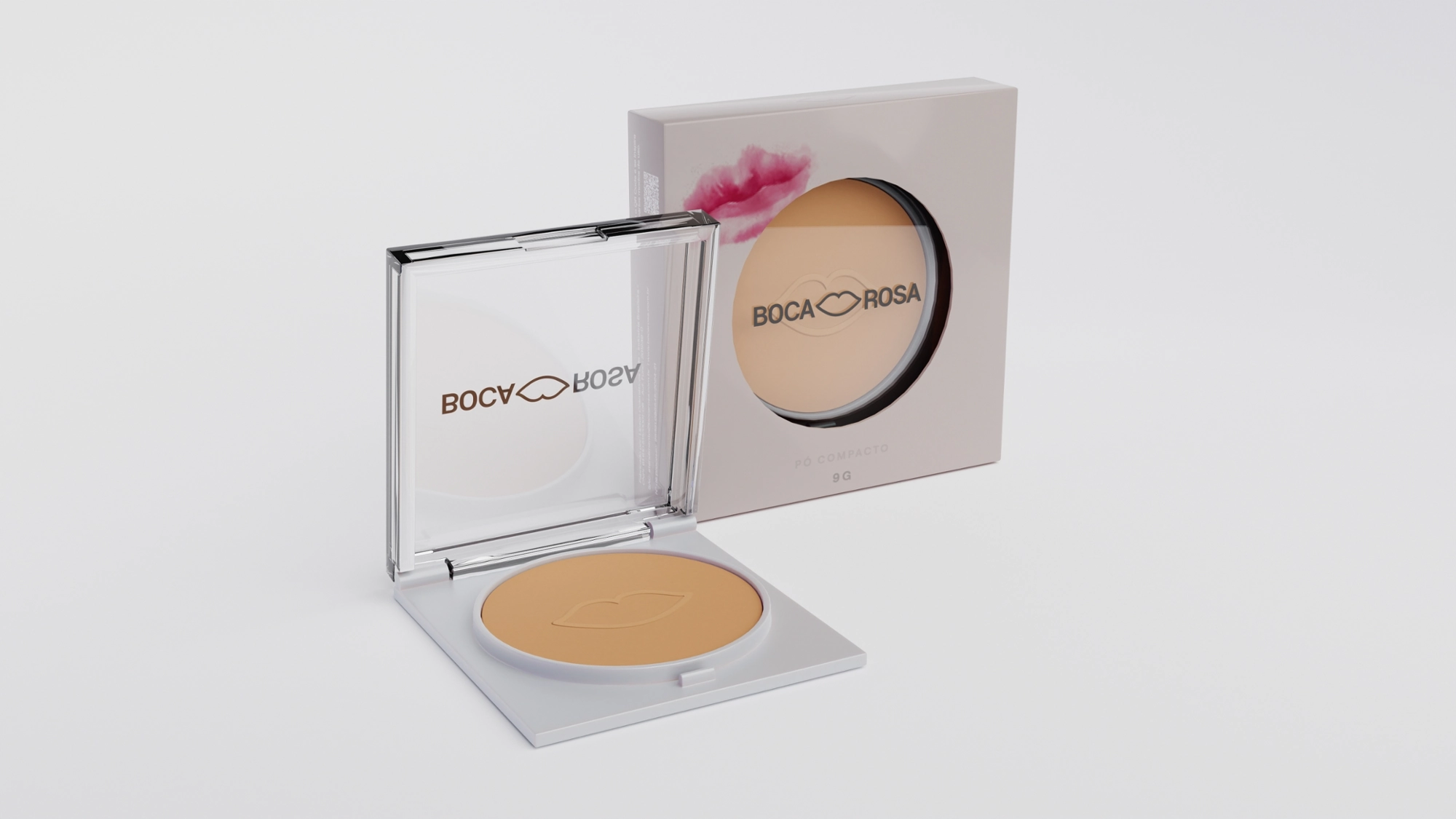 Po Compacto Boca Rosa Br04 9g