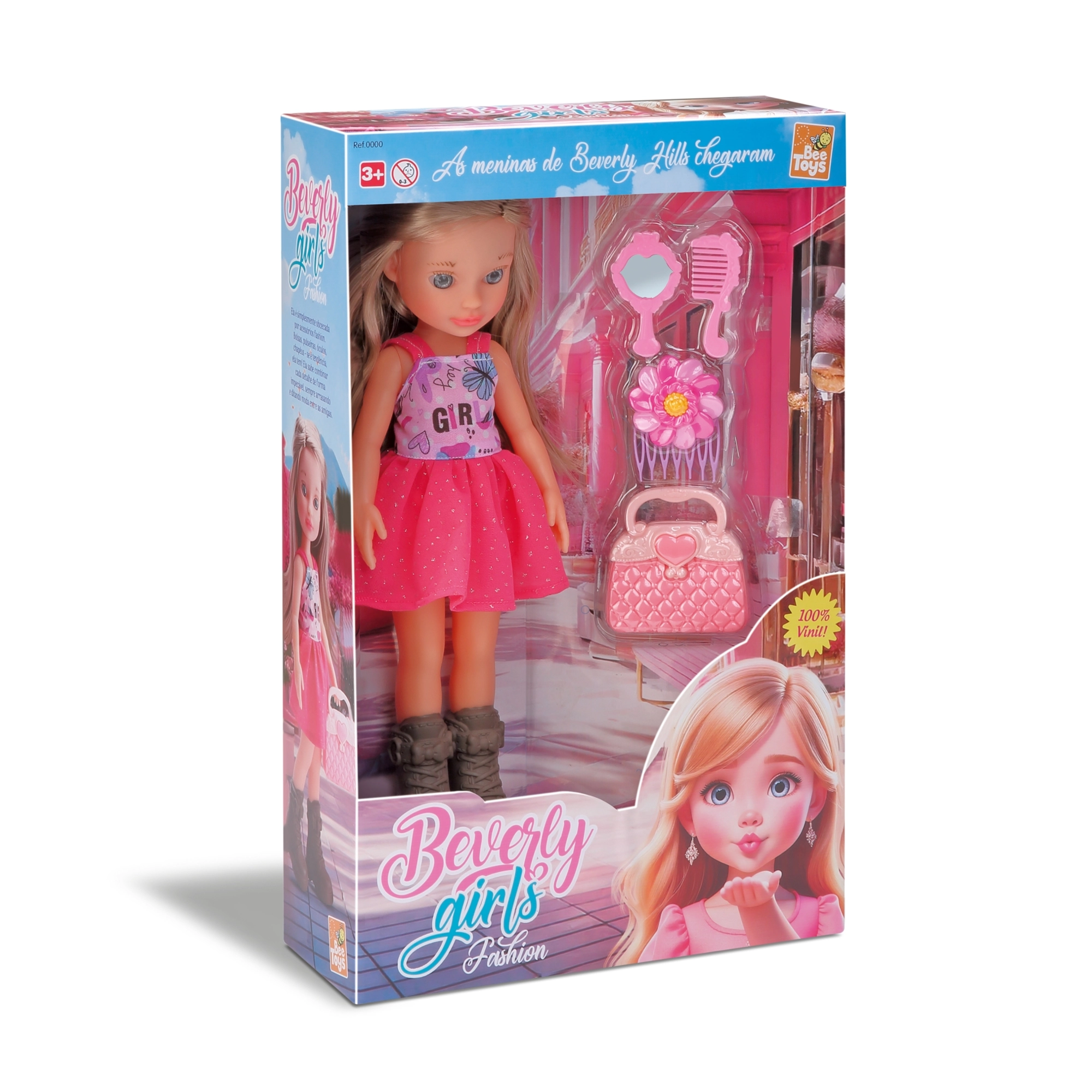 Boneca Beverly Girls Fashion 1034 Bee Toys
