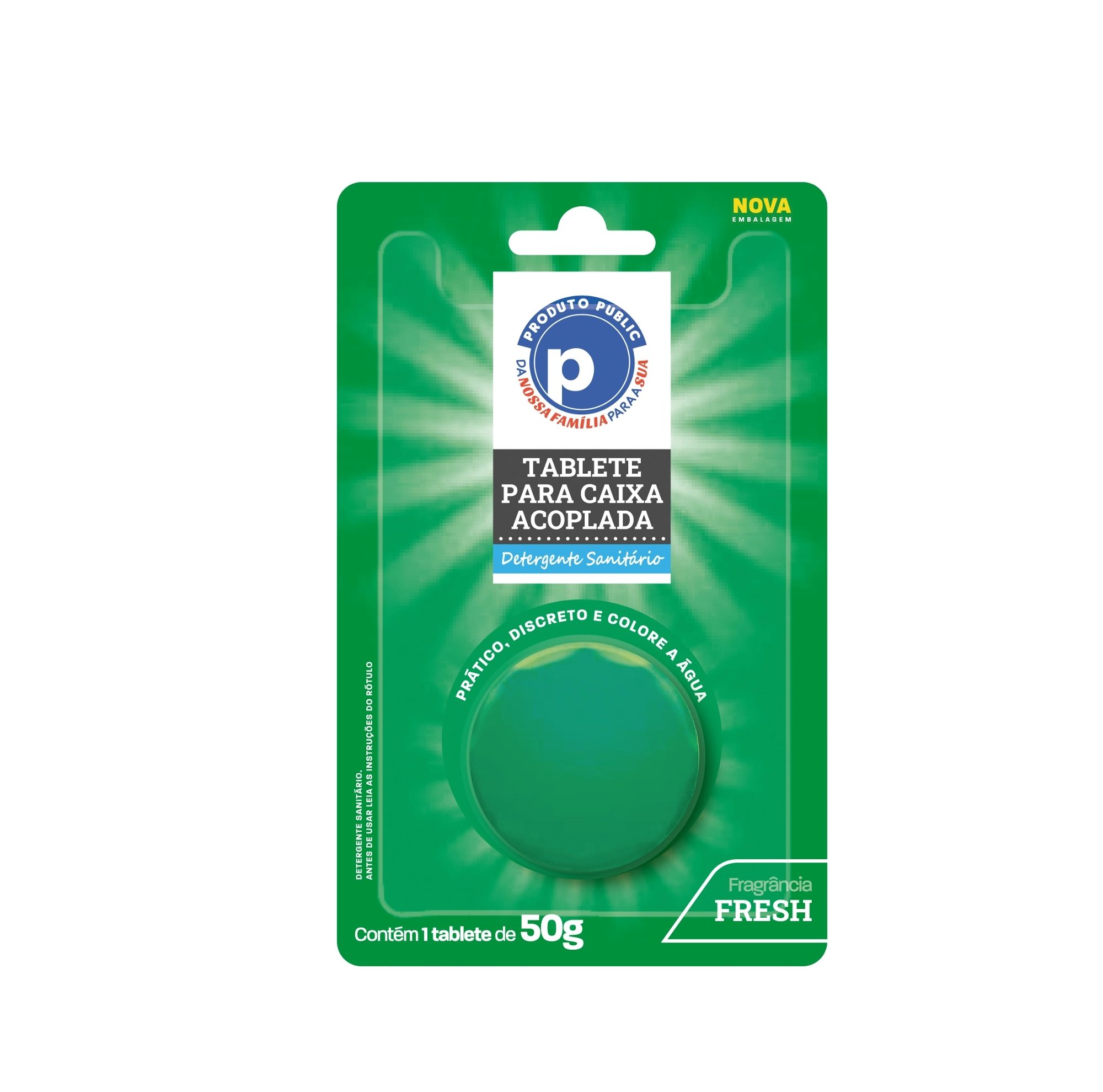 Tablete P/ Caixa Acoplada Public 50g Fresh C/ 1 Und