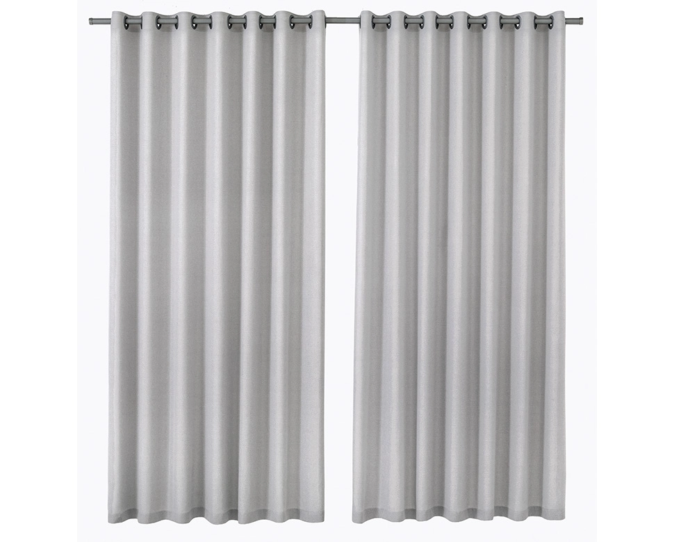 Cortina Blackout Tebas Cinza 260x230cm 6217125902001011.50 Bella Janel