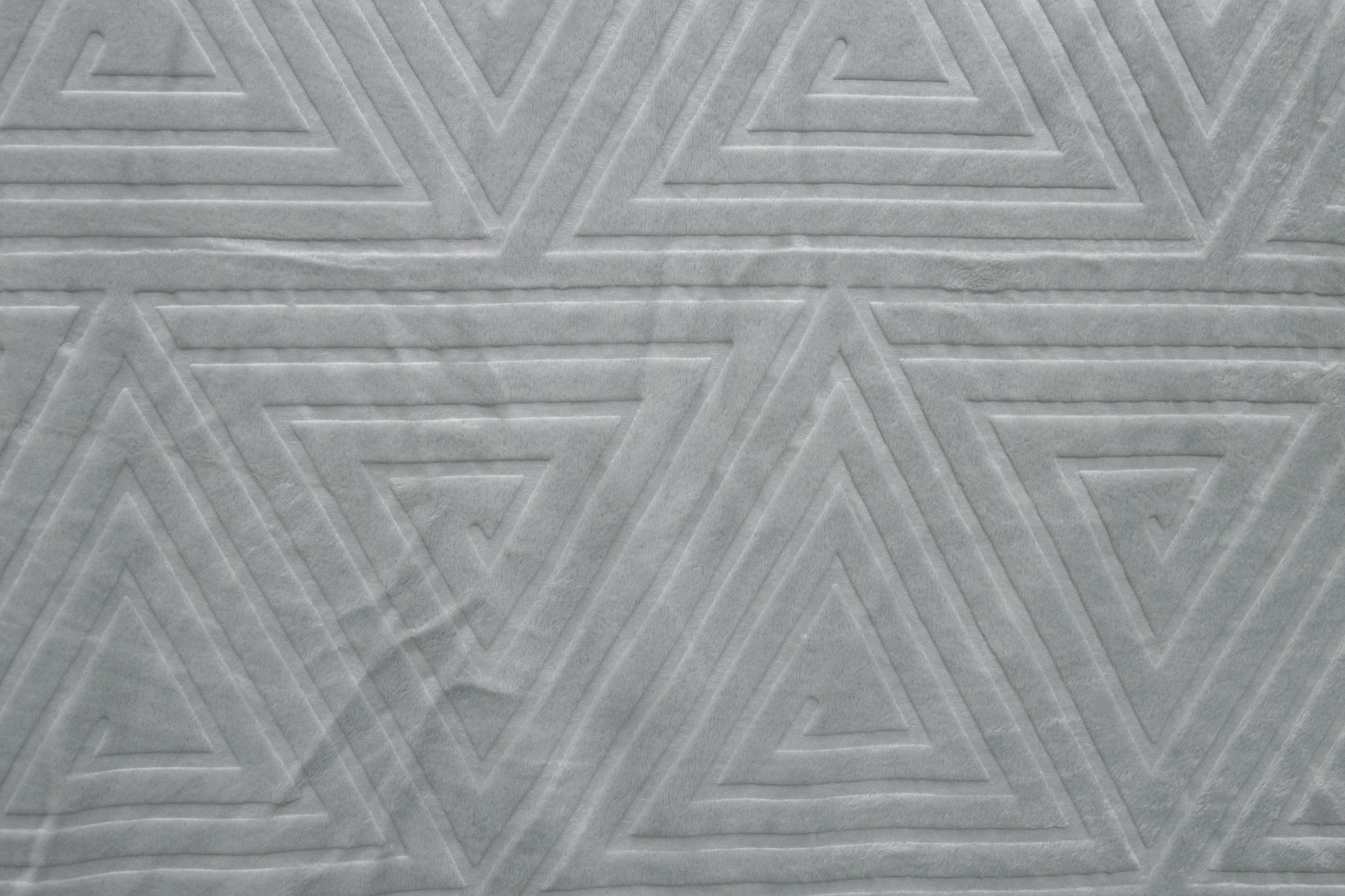 Tapete Flannel Design Milao Cinza 100x140cm 2162 Bella Janela