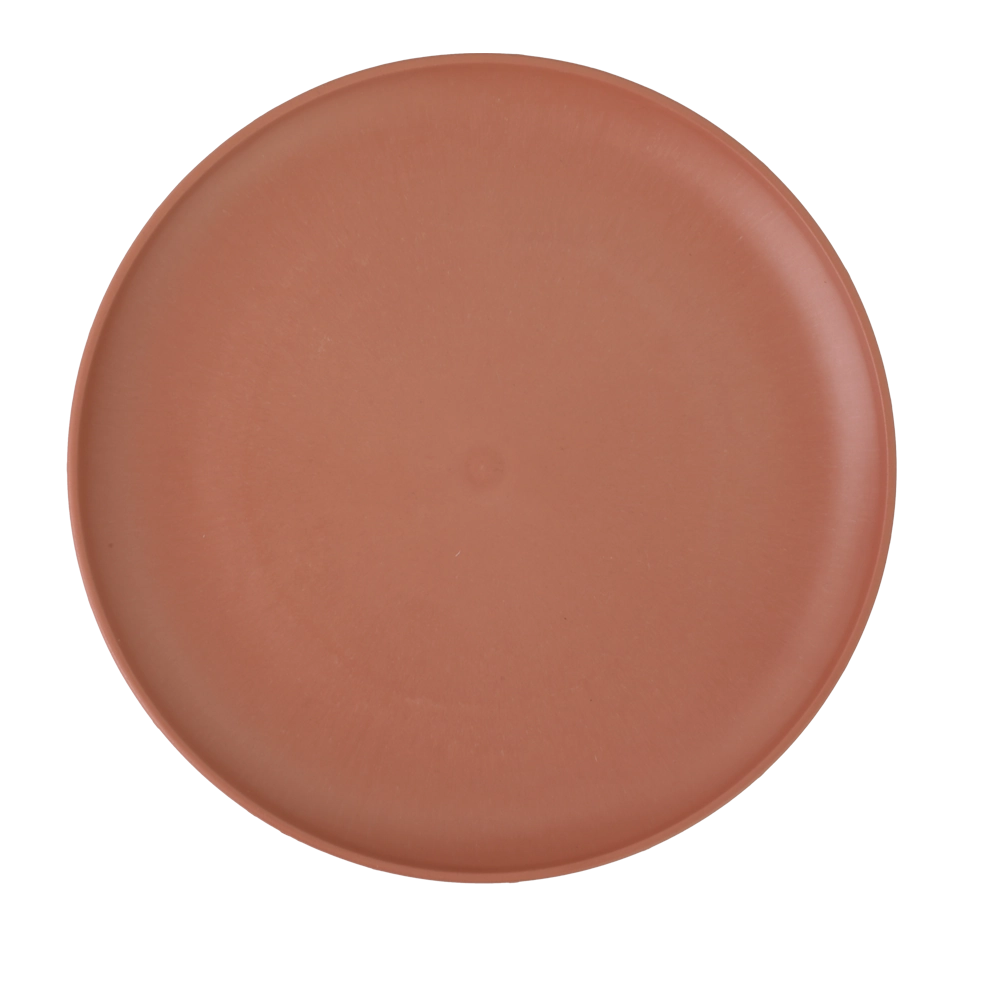 Prato Sobremesa Fibra Bambu Neutral 20cm 31727 Yangzi