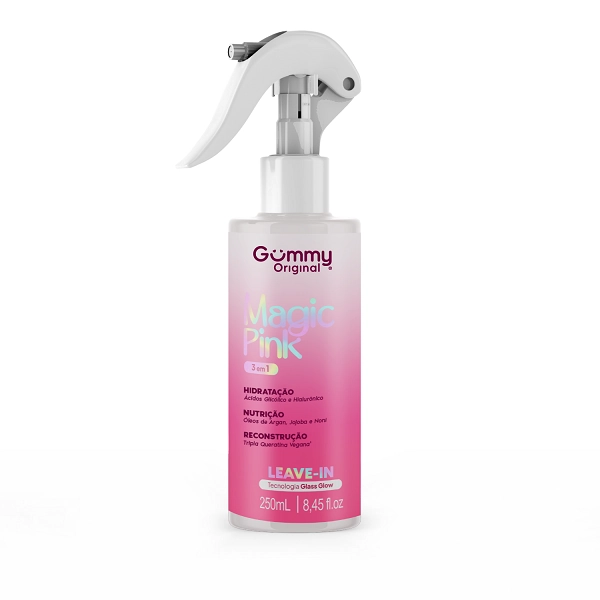 Leave In Gummy Hair Magic Pink 250ml – Brilho E Proteção