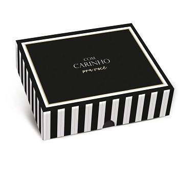 Caixa Ret. C/tampa New Maison G 30x24x6cm