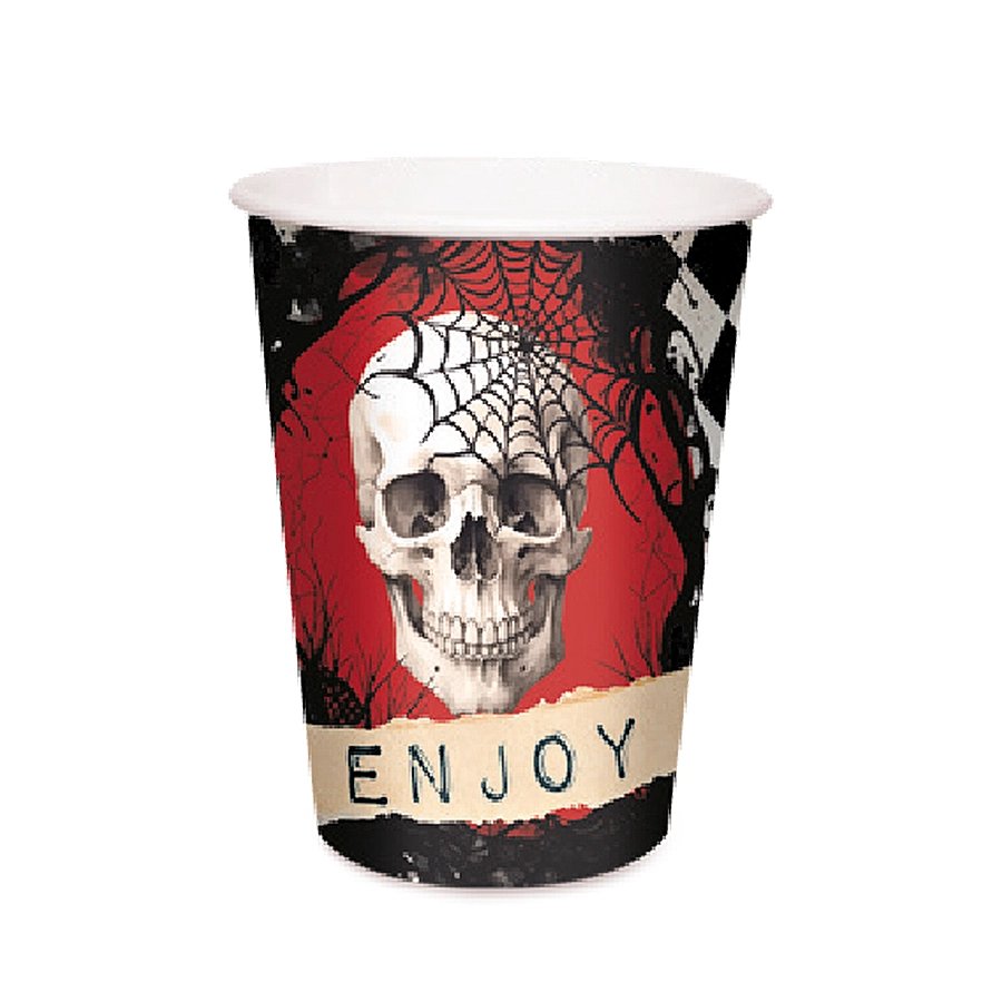 Copo De Papel Welcome Halloween 240ml 8un 23410304 Cromus