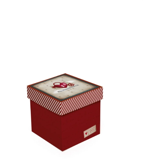 Caixa Cubo Amor Real P 13x13x13cm Cromus