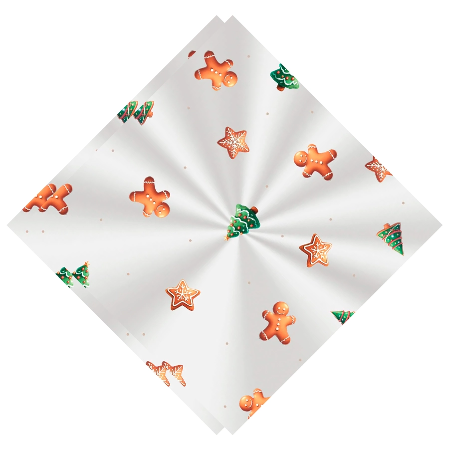 Saco Celef Gingerbread Natal 10x14 C/50 Cromus
