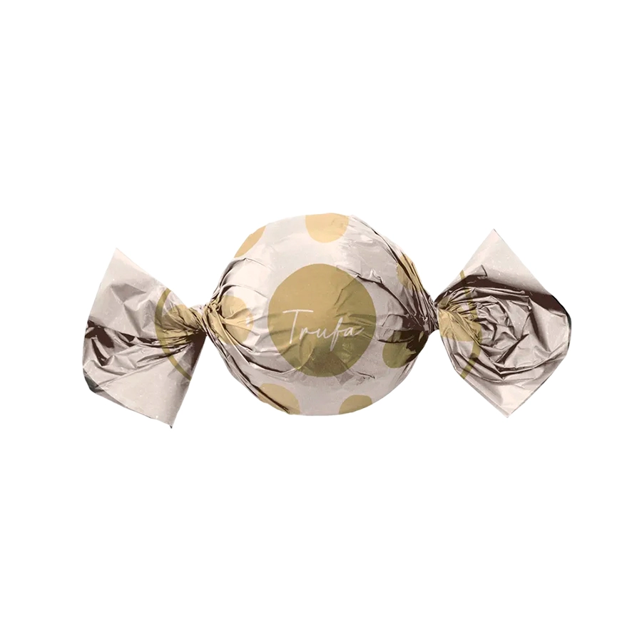 Emb Alum P.trufa Metal Big Ball Marfim 14,5x15,5cm 100un 12500263 Cromus