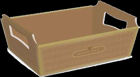 Cesta De Cartao Imperial M 22x15x9 C/1 Un