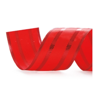Fita Cromus Duas Listras Vrm 3,8cm