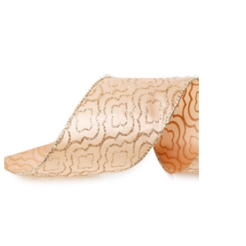 Fita Natal Colmeia Nude 6,3x914cm Ref.1717121