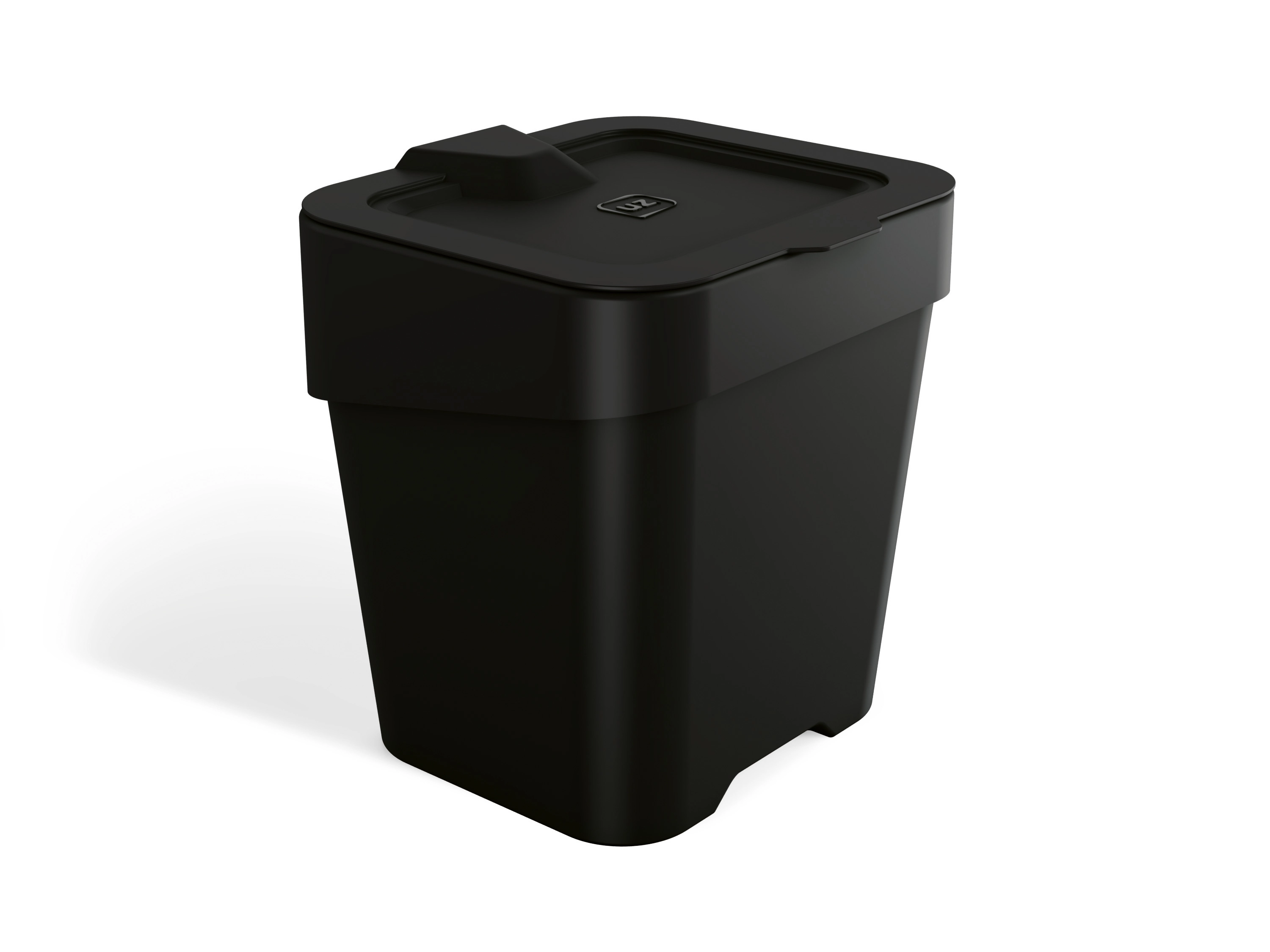 Lixeira De Pia Slim Uz 2,5l Preto