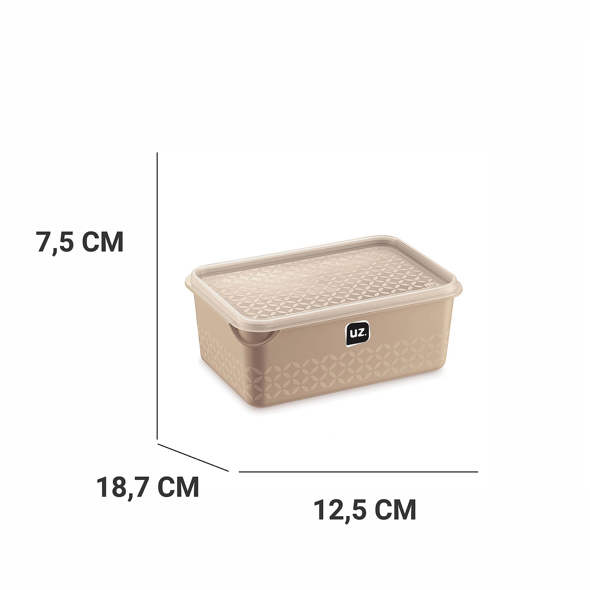 Pote Uz Multiuso Retangular Cap 1l