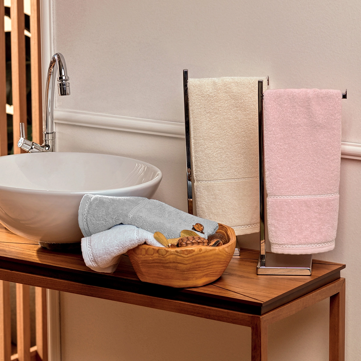 Toalha Lavabo Soft Rosa 32x45cm 28.949.00005 Appel