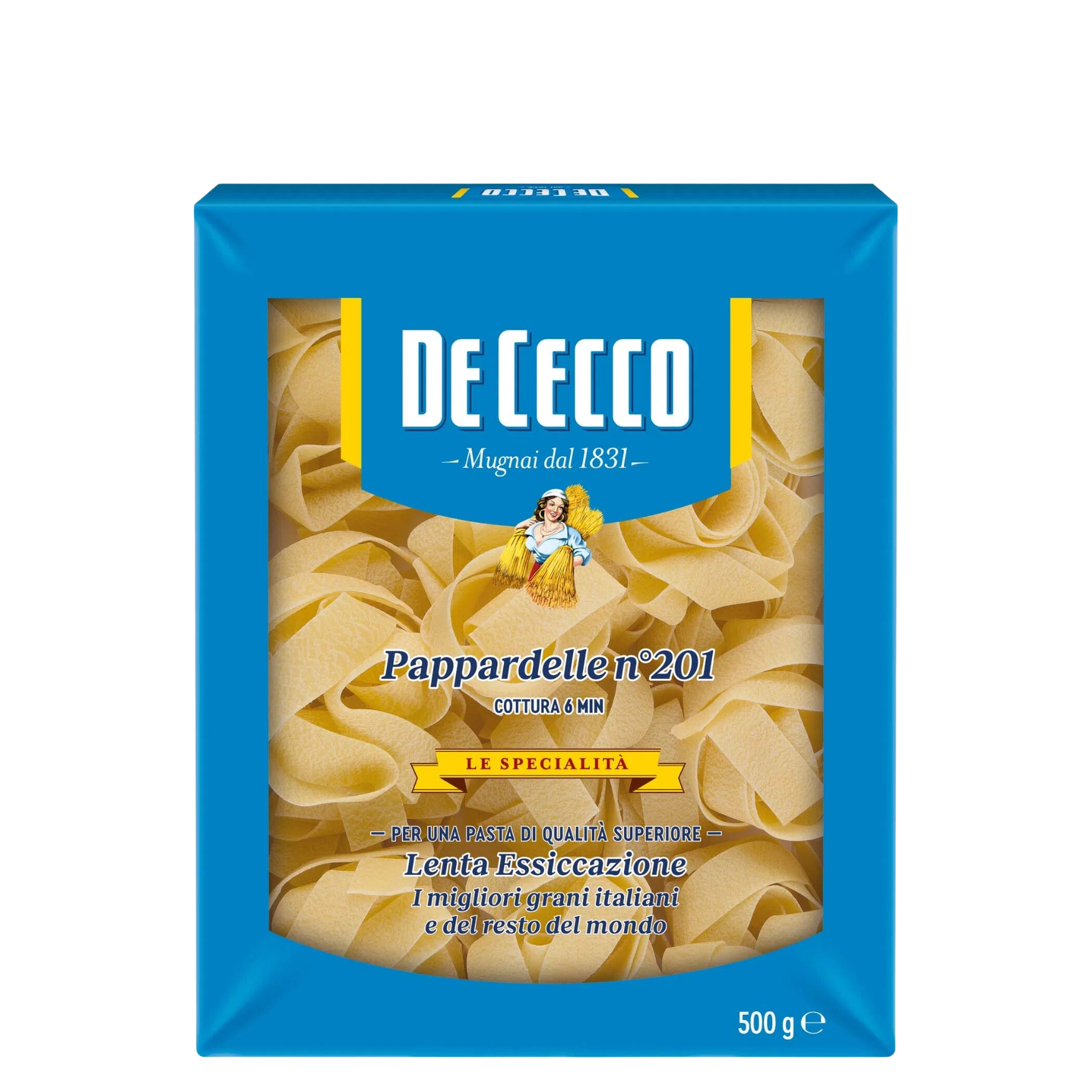 Macarrão De Sêmola De Trigo Grano Duro Pappardelle 201 De Cecco Pacote 500g