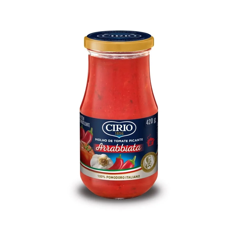 Molho Tomate Cirio A La Arrabiata Vidro 420g