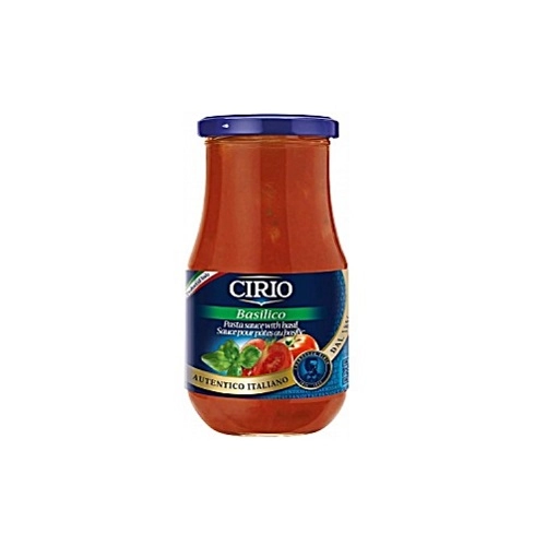 Molho Tomate Cirio Sauce Basilico Vidro 420g