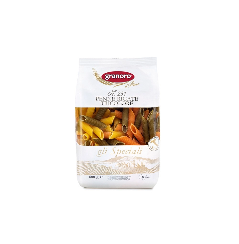 Penne Rigate Tricolore Granoro 500g