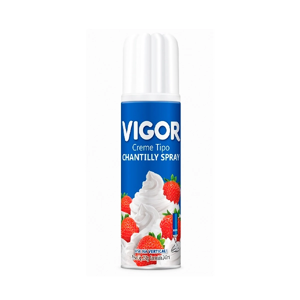 Creme Chantilly Vigor Frasco 250g Spray